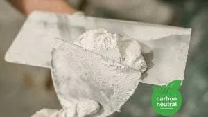 Lime mortar, a sustainable, low-carbon alternative to cement.