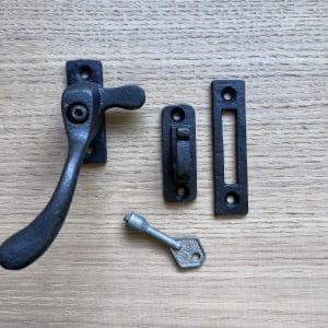 Locking Window Fastener Plain, Left Hand
